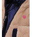 Little Reversibel winterjas Navy / Teddy
