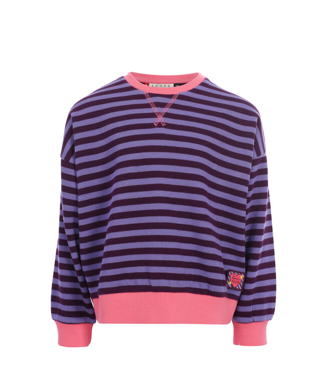 Sweater Paarse Streep