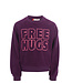 Sweater Teddy Fleece Aubergine
