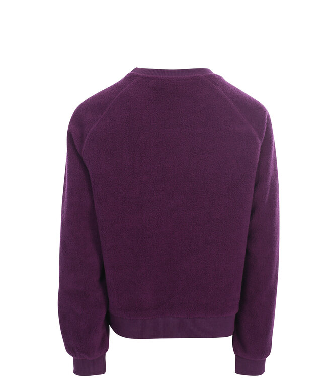 Sweater Teddy Fleece Eggplant
