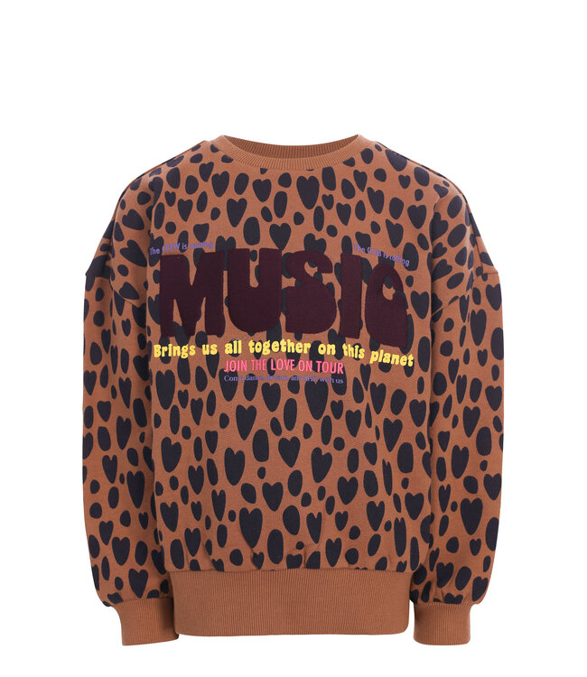 Oversized Sweater Leopard Love