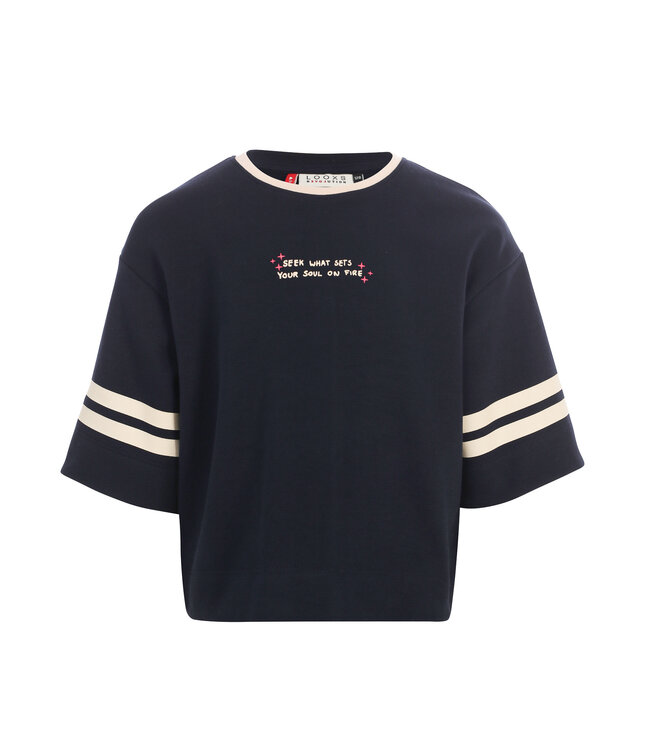 T-shirt korte mouw Navy