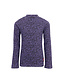 T-shirt krinkel jersey Purple Leopard