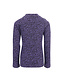 T-shirt krinkel jersey Purple Leopard