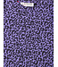 T-shirt crincle jersey Purple Leopard