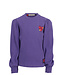 T-shirt Lila krinkel jersey