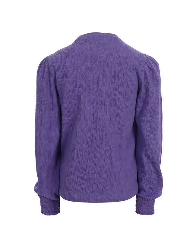 T-shirt Lilac crincle  jersey