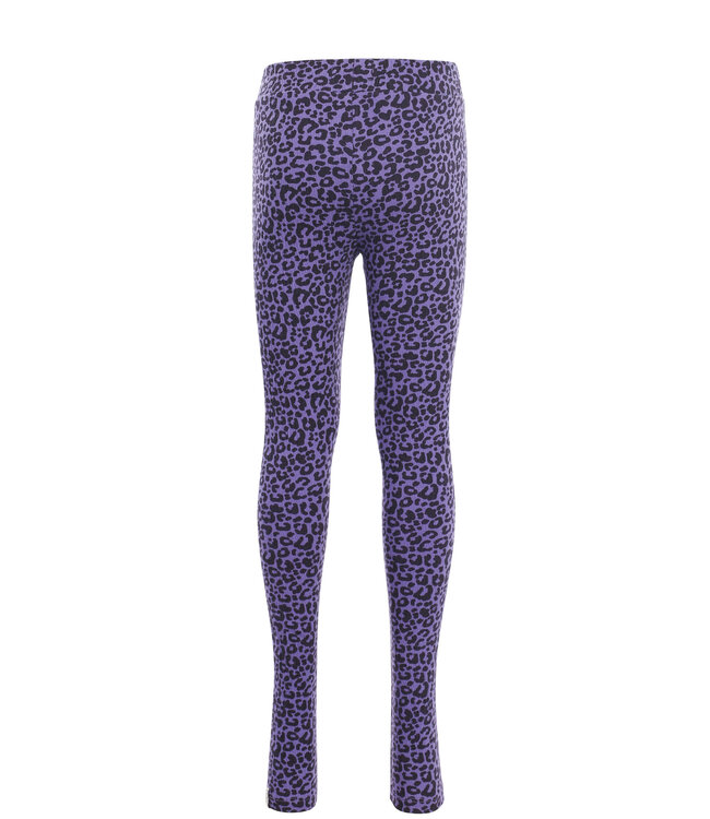 Jersey-Leggings Leopard Lila