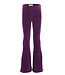 Ausgestellte Cordhose in Aubergine