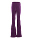 Ausgestellte Cordhose in Aubergine