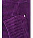 Flared corduroy broek Aubergine