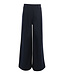 Weitbeinige Hose Marineblau