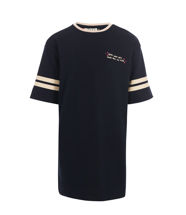 Jurk sweat jersey Navy