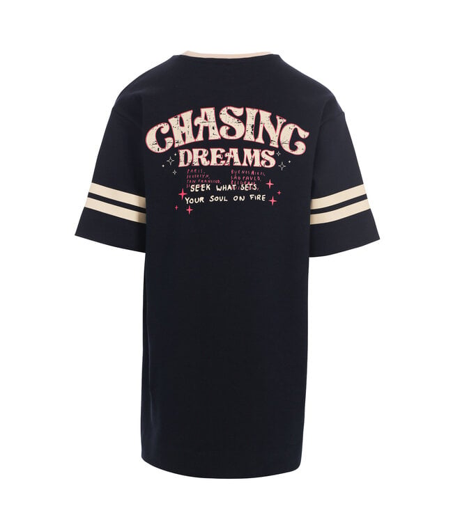 Jurk sweat jersey Navy