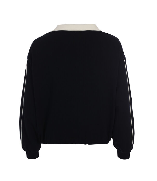 LXS Sweater polokraag Navy