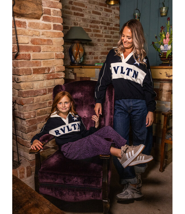 LXS Sweater polokraag Navy