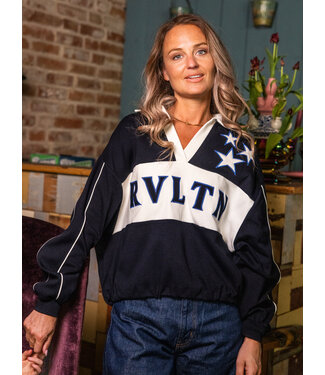 LXS the female concept LXS Sweater polokraag Navy