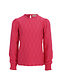 Spitzentop in leuchtendem Pink