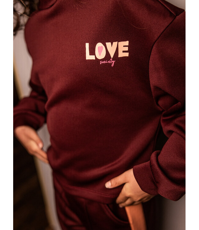 Hoody Ruby Red