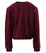 Velours krinkel top Ruby Red