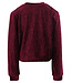 Velvet crincle top Ruby Red