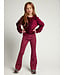 Velours krinkel top Ruby Red