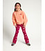Flared sweat broekje Ruby Red Double Hearts