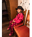Flared sweatpants Ruby Red Double Hearts