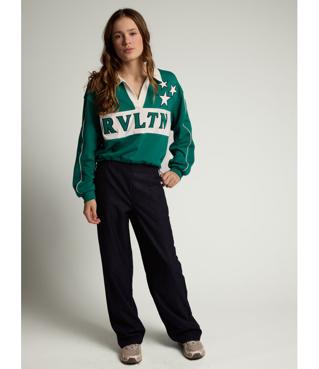 Sweater polokraag Groen