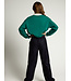 Sweater polokraag Groen