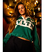 Sweater Green Polo Collar