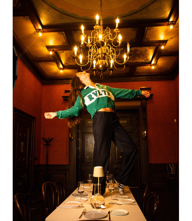 Sweater polokraag Groen