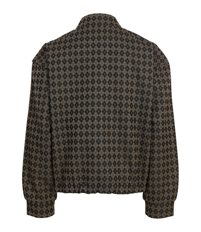 Sporty cardigan Argyle