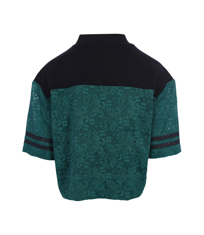 Sporty Top Lace Bottle Green