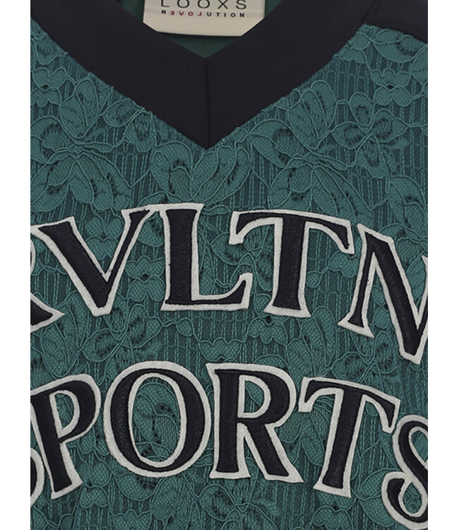 Sporty Top Lace Bottle Green