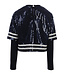 Lucky Sequin Top Navy