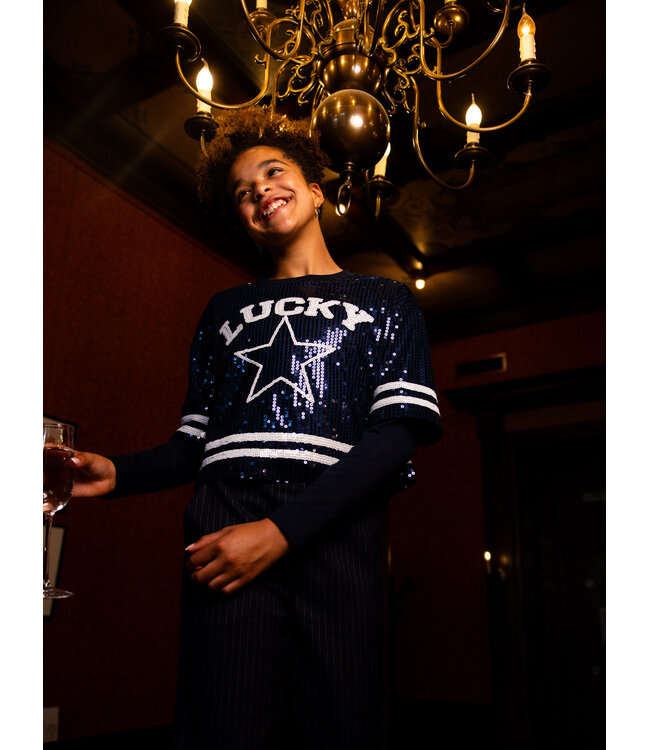 Lucky Pailetten Top