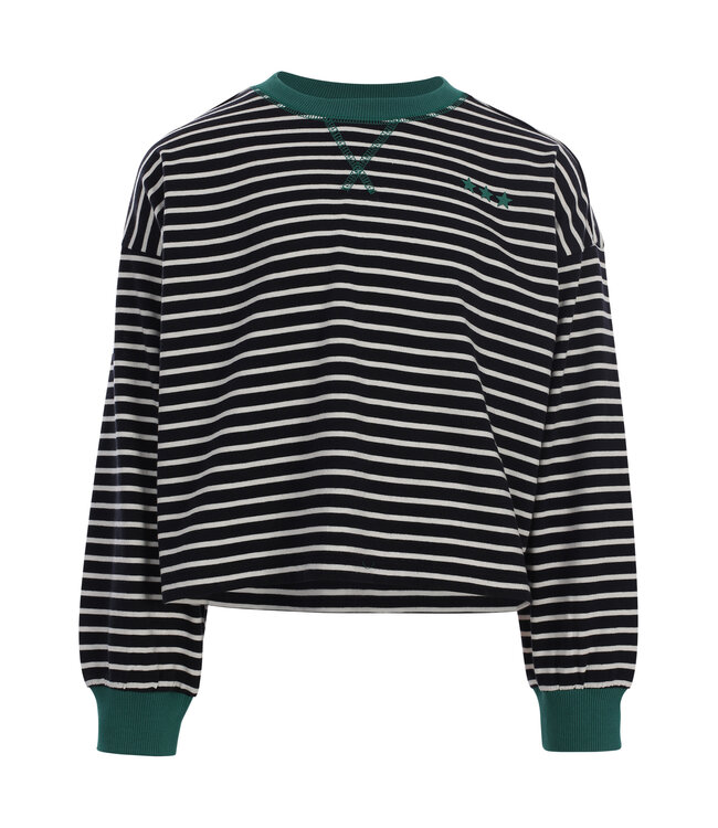 Gestreept T-shirt Navy