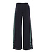 Wide leg broek Navy krijtstreep