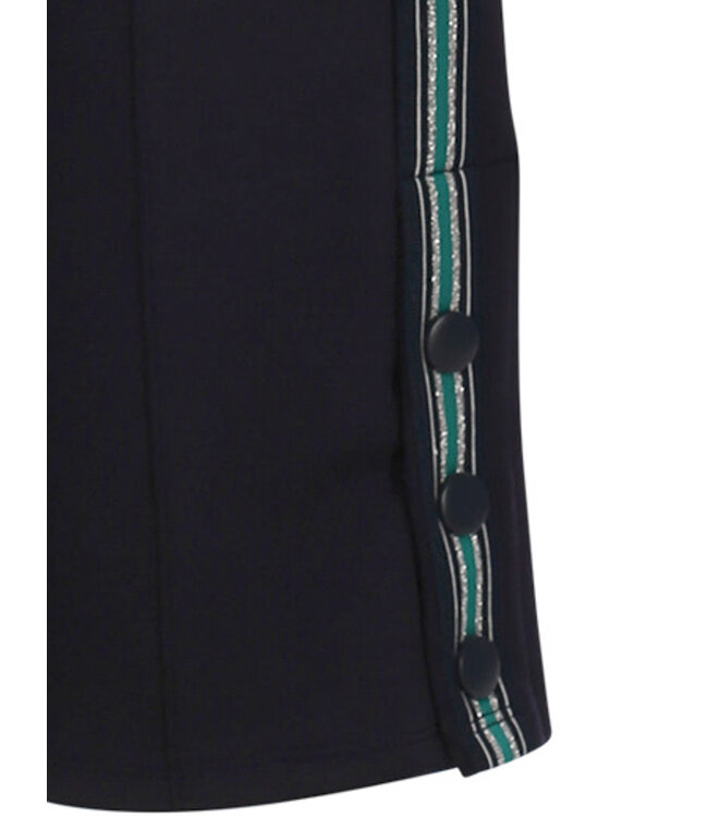 Wide leg pants Navy pinstripe