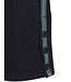 Wide leg broek Navy krijtstreep