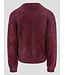 Knitted sweater Ruby Red lurex