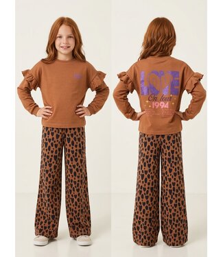 LOOXS Little Sweater Mocha backprint
