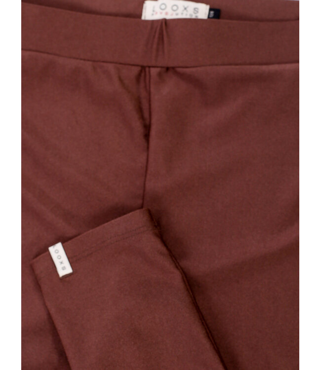 Shiney sports leggings Chestnut