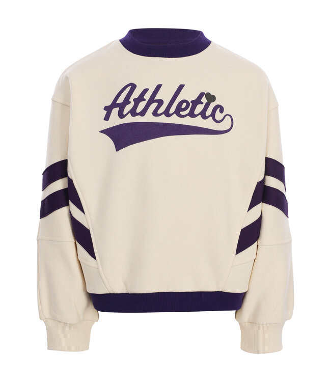 Athletic sweater Offwhite loose fit