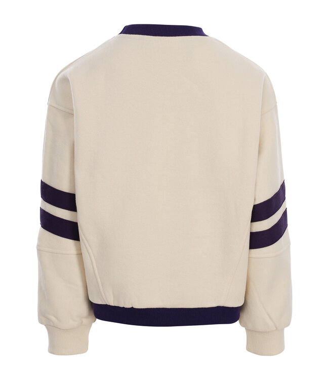 Athletic sweater Offwhite loose fit