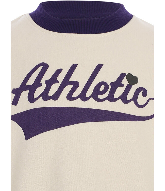 Athletic sweater Offwhite loose fit