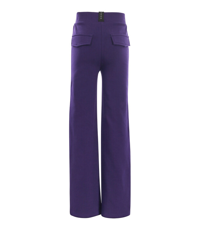 Sweat pants Straight Purple