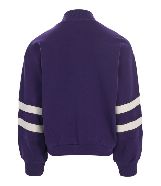 Sweat jacket Purple loose fit