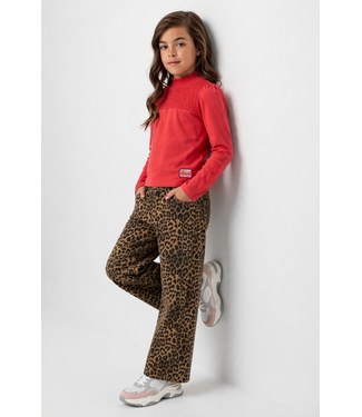 LOOXS Little Wide leg Jeans Leopard